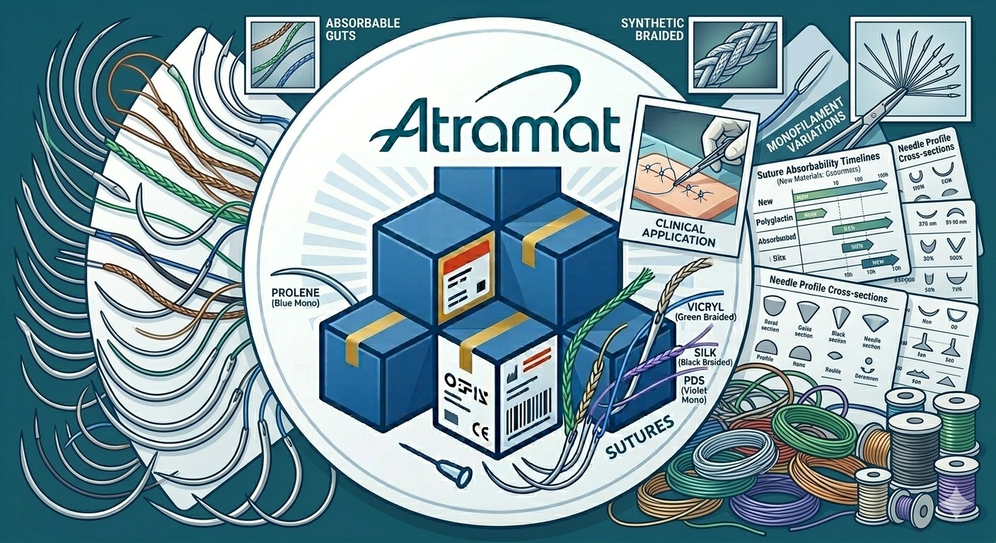 Atramat surgical sutures logo